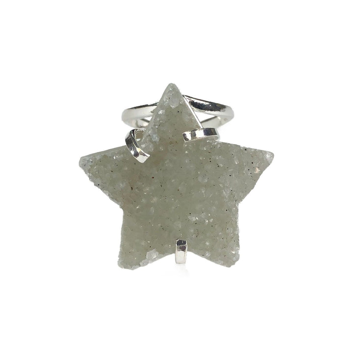 The Wanda Star Druzy Arc Ring Collection