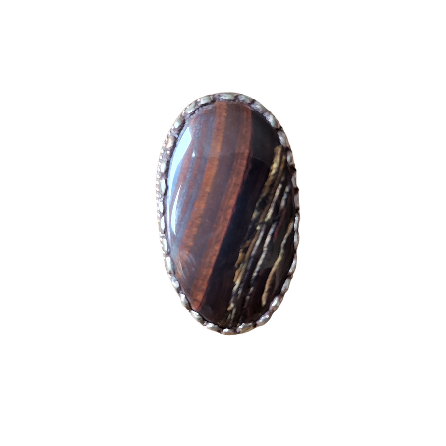 The Tawny Petrified Wood Ring