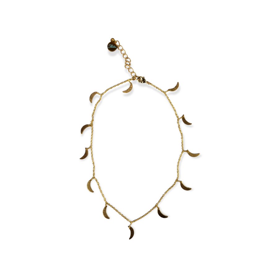 The Sadie Dainty Moon Necklace