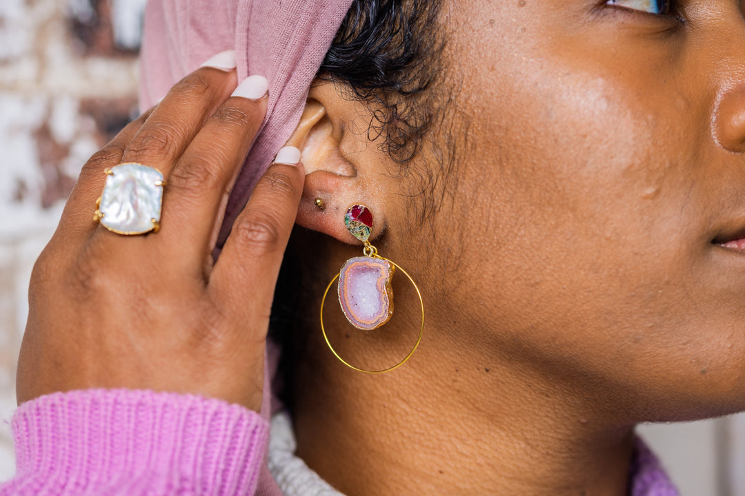 The Nae Druzy Earring Collection