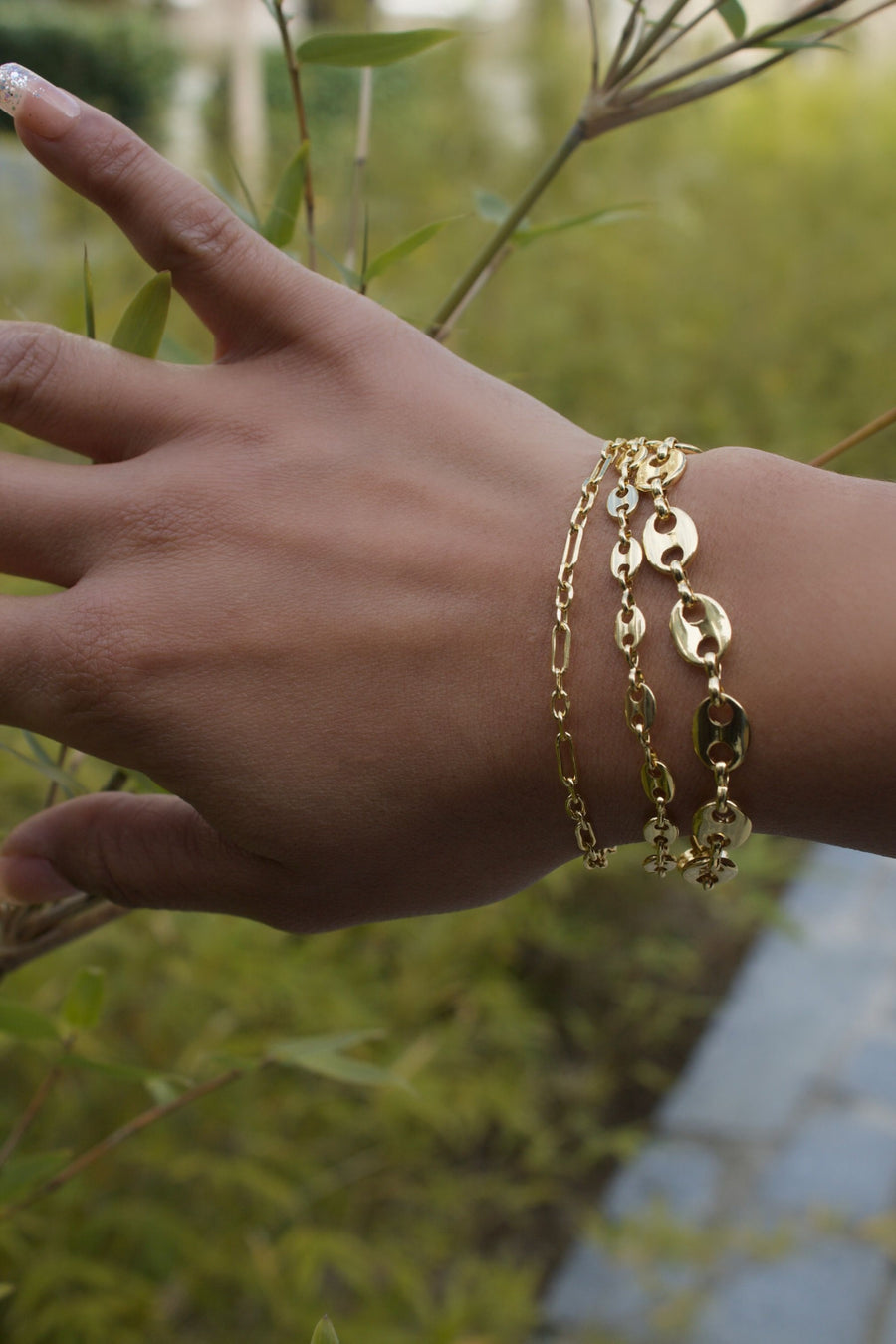 The Maren Link Chain Bracelet Collection