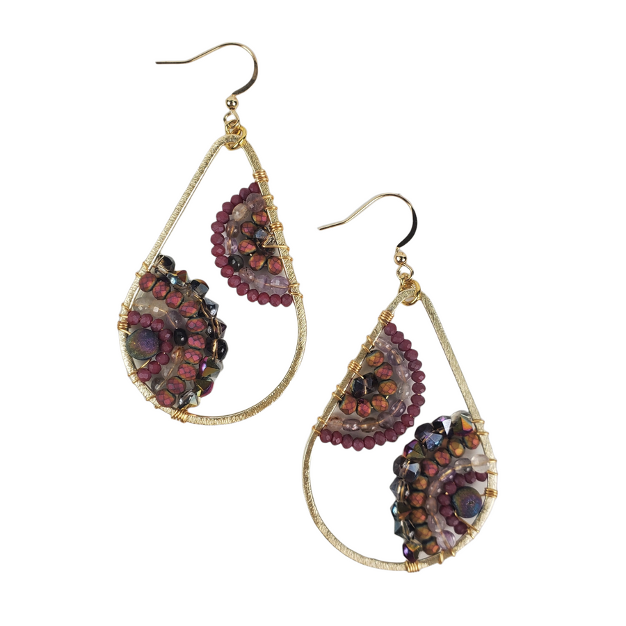 The Iris Crystal Earring Collection
