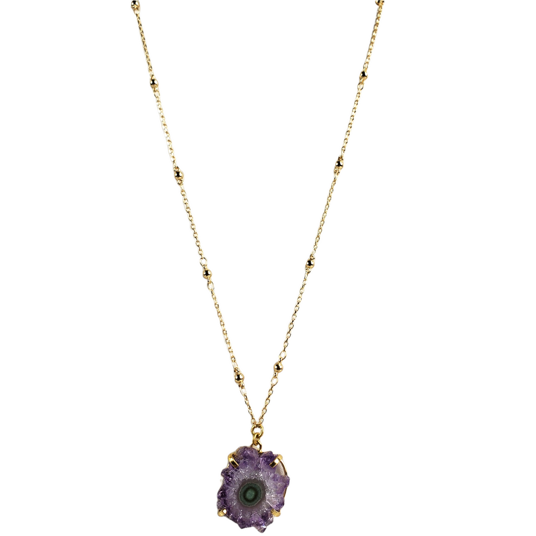 The Shan Amethyst Stalactite Necklace