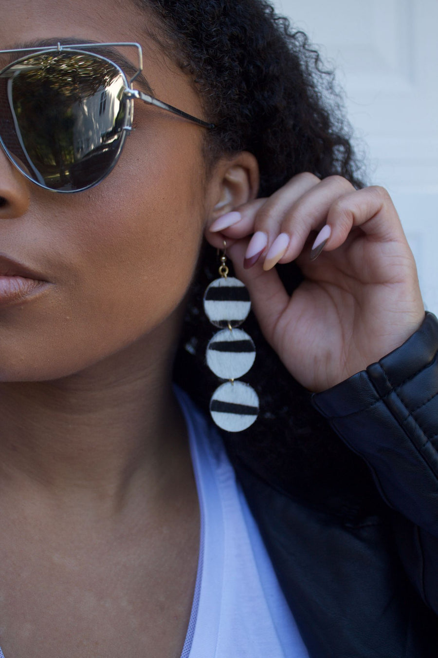 The Abby Leather Earring Collection