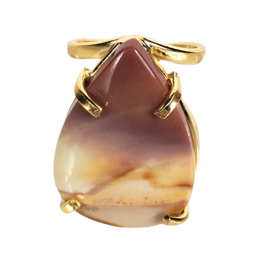 The Zara Mookaite Jasper Ring Collection