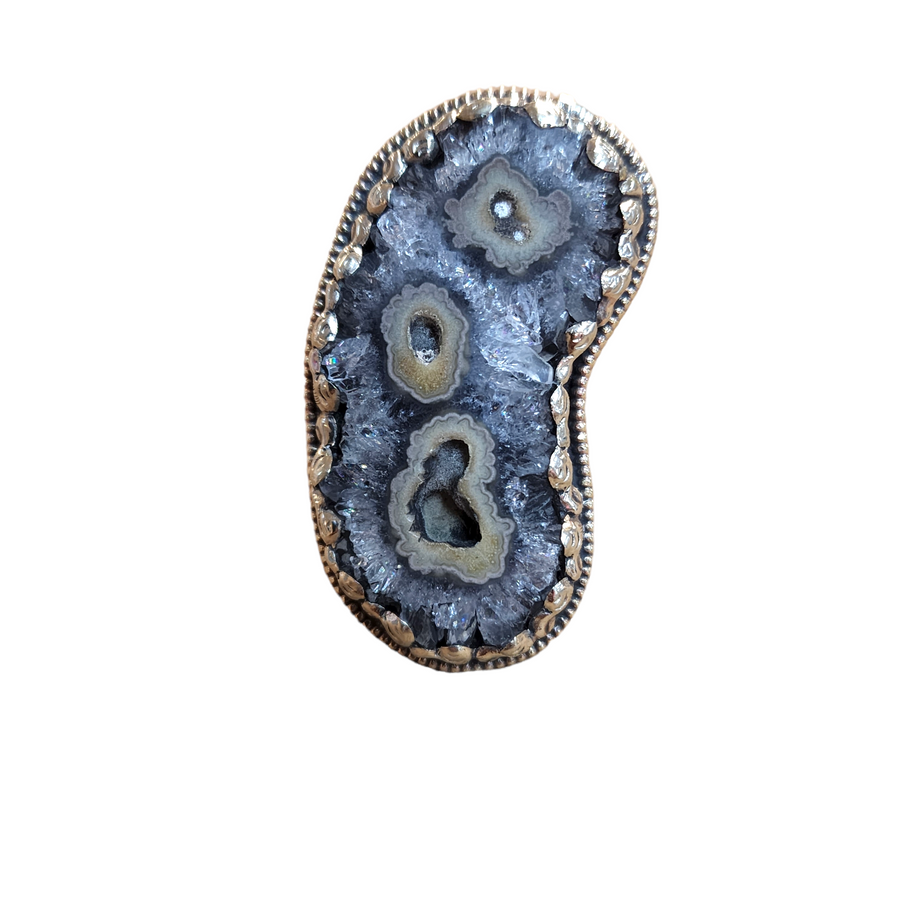 The Jamilah Amethyst Stalactite Ring