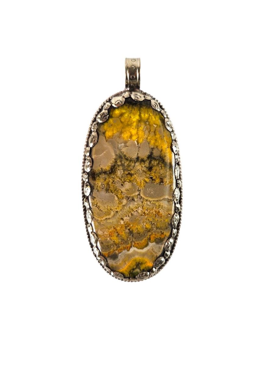 The Paige Bumble Bee Jasper Pendant Collection