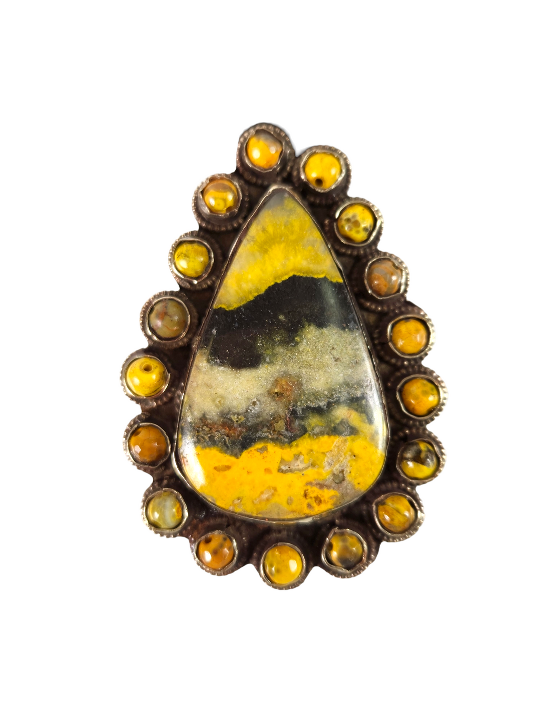 The Paige Bumble Bee Jasper Pendant Collection
