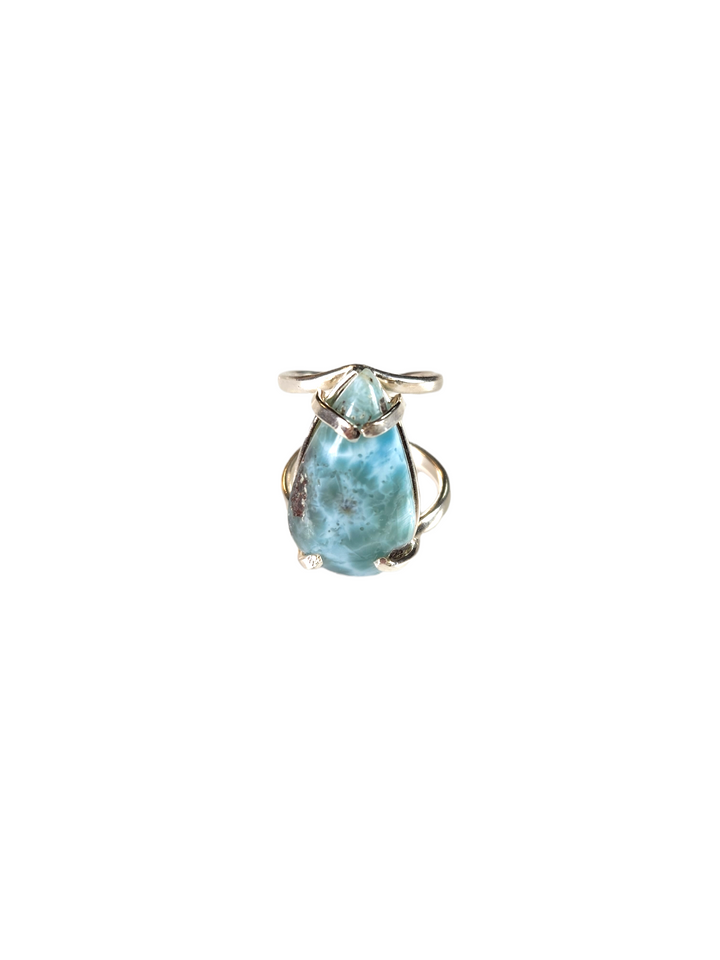 The Genesis Larimar Ring Collection