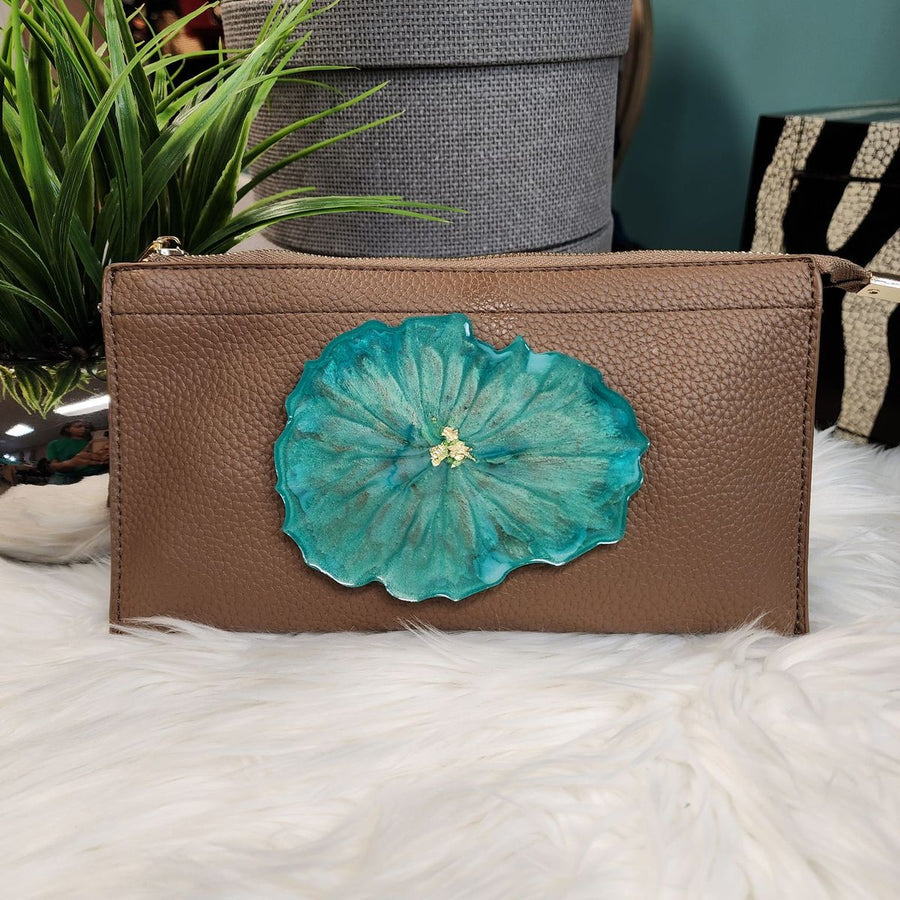 The Shelby Leather Resin Geode Handbag Collection