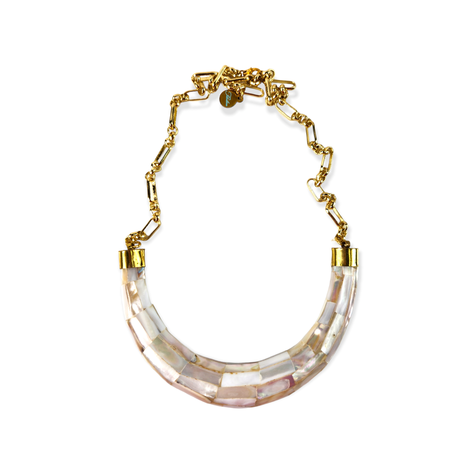 The Mabel Mother of Pearl Necklace
