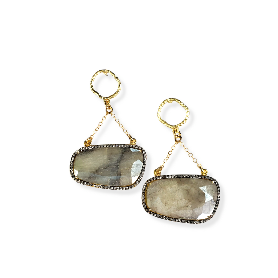The Quigley Precious Stone Earring Collection