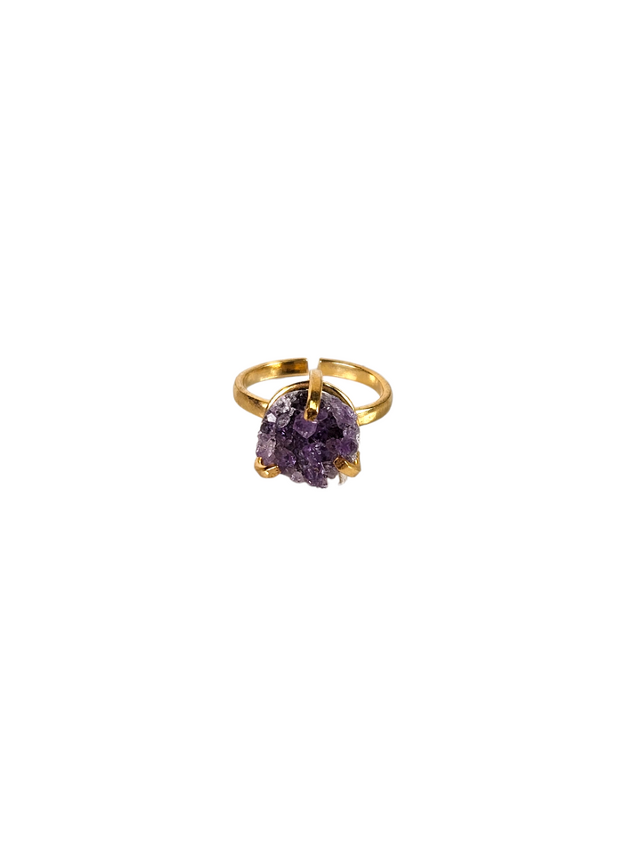The Naomi Dainty Amethyst Ring Collection