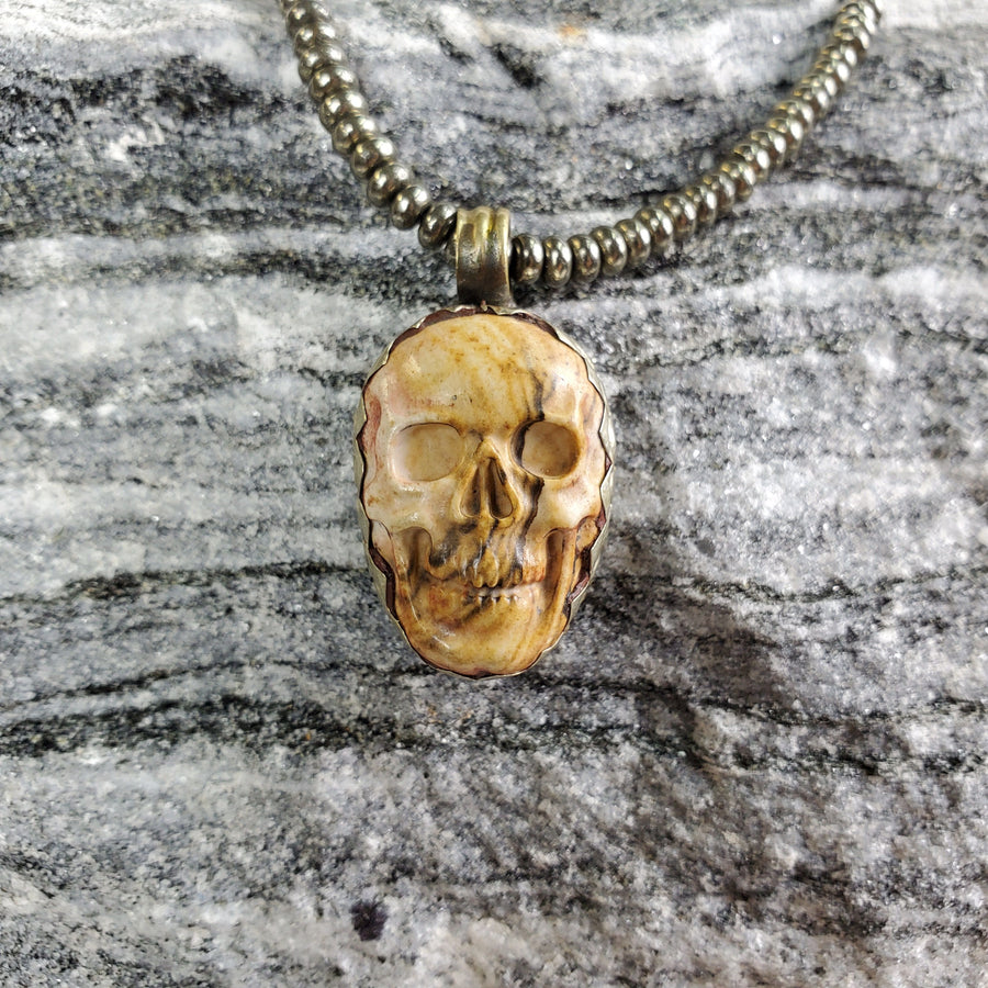The Skull Jasper Necklace