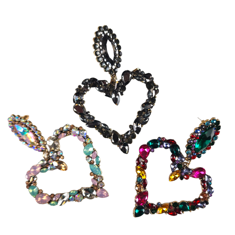 The CeeCee Heart Earring Collection