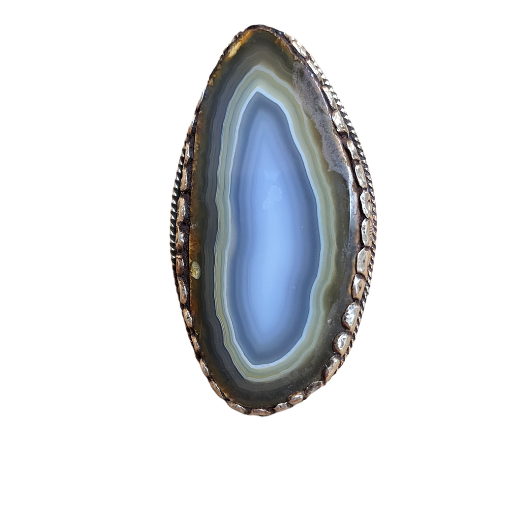 The Ximena Large Agate Ring Collection