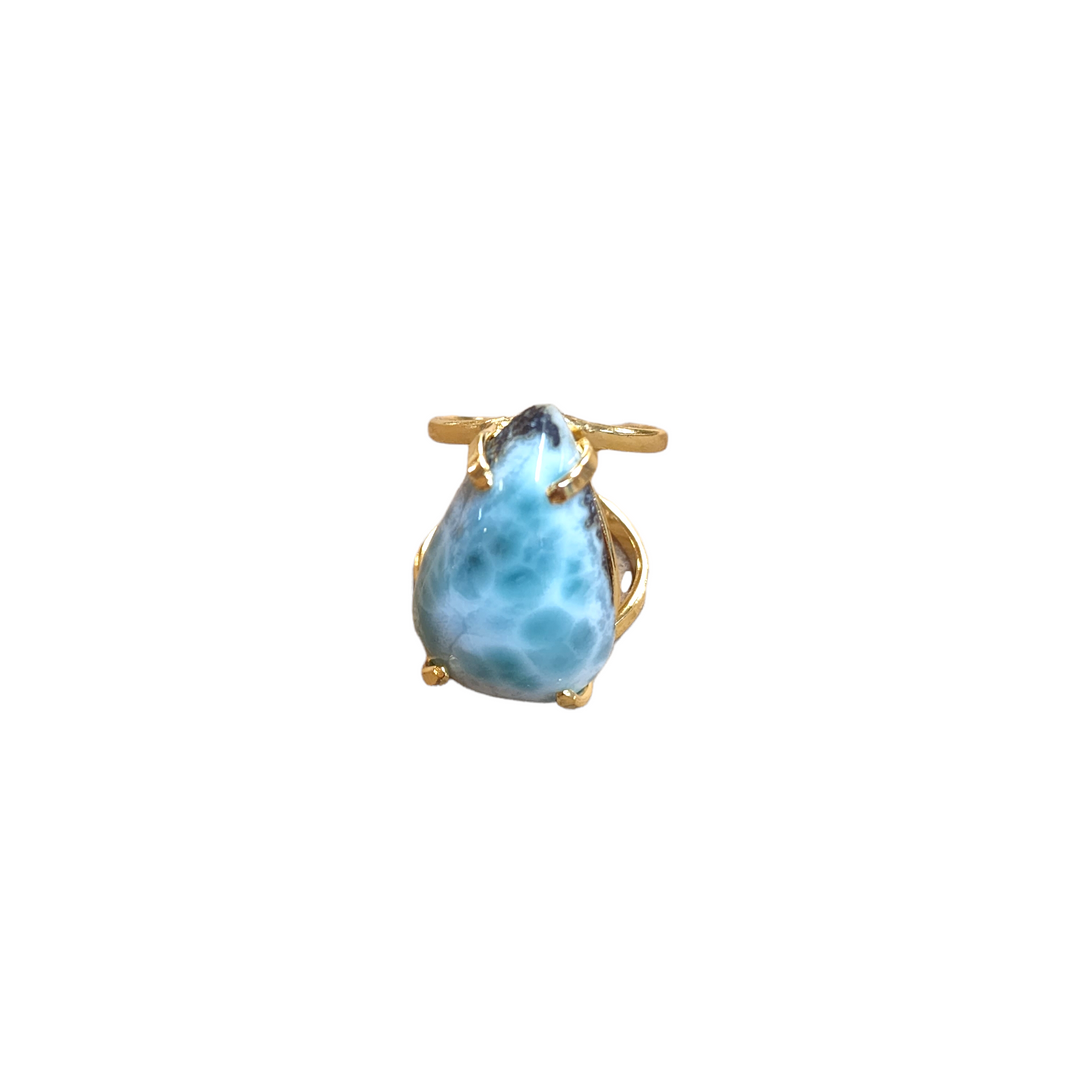 The Genesis Larimar Ring Collection