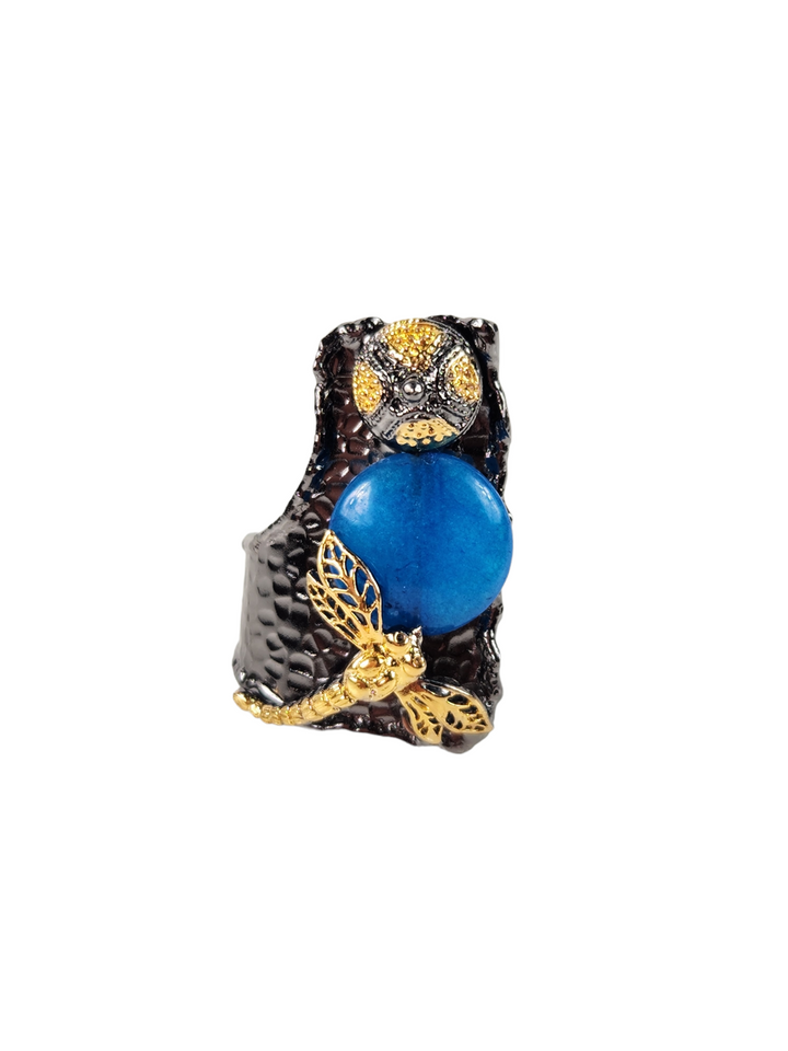 The Journie Wearable Art Agate Wrap Ring Collection