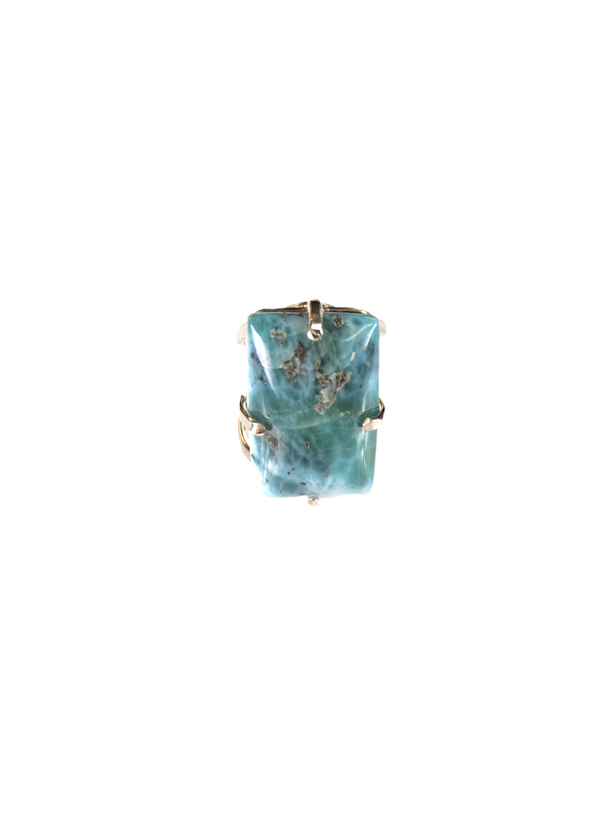 The Genesis Larimar Ring Collection