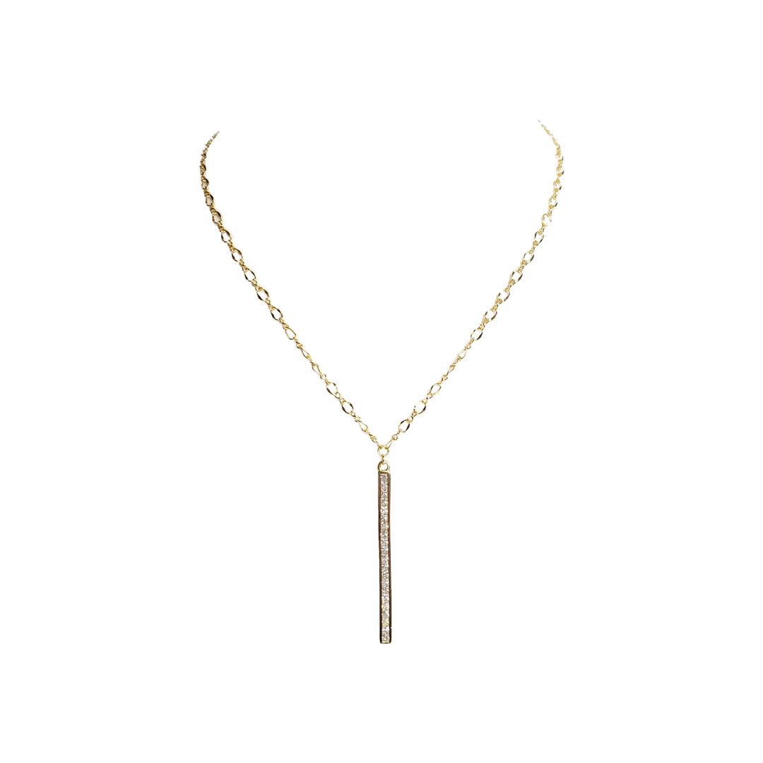 The Taliah Pavé Necklace Collection