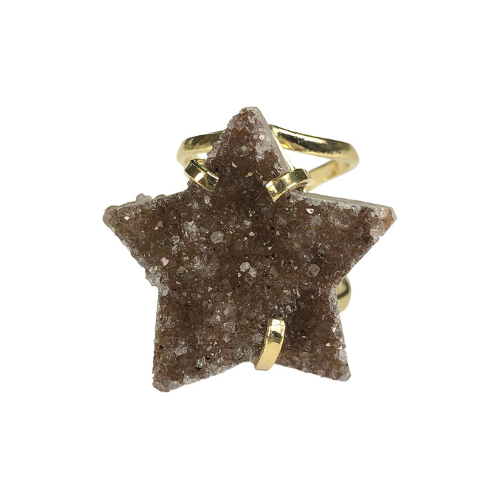 The Wanda Star Druzy Arc Ring Collection