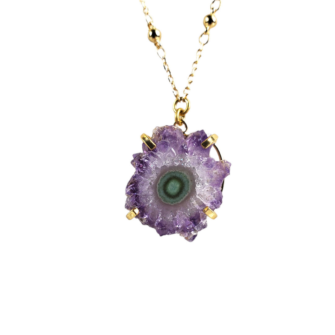 The Shan Amethyst Stalactite Necklace